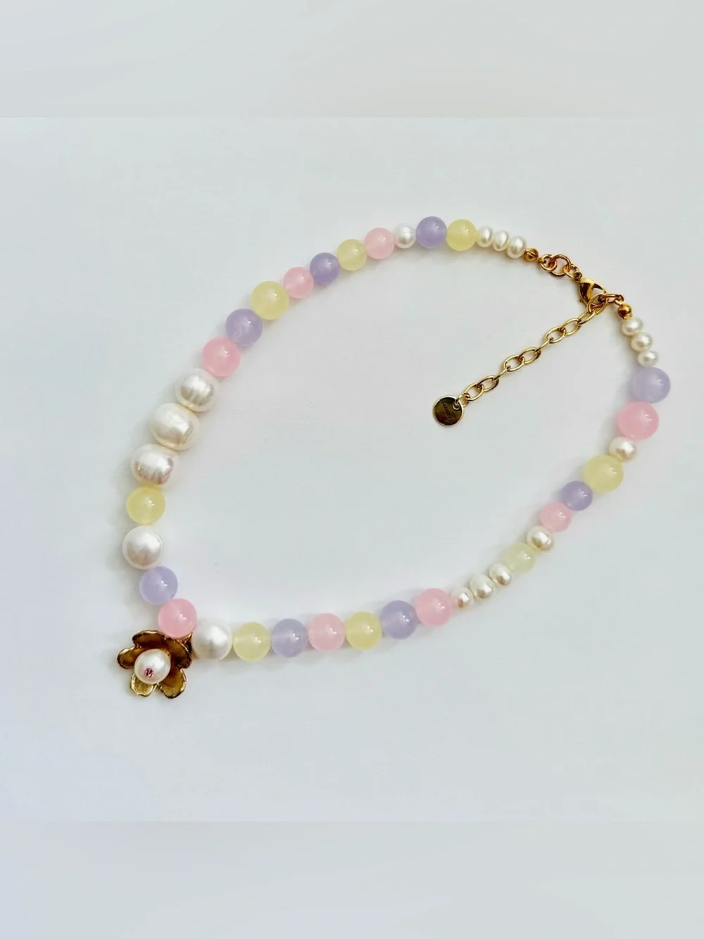 Anita Berisha Pastel Dreams Necklace NWT Jade Pearl Choker⁠